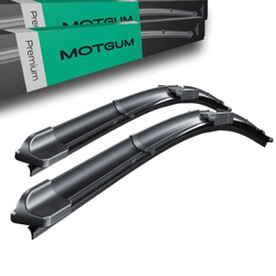 Automobilové stierače na predné sklo pre BMW Seria 3 E46 Compact, Kupé, Kabriolet, Sedan, Touring (04.1998-2005) - Motgum - ploché Premium lišty