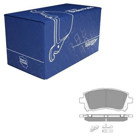 Brzdové doštičky pre Subaru Legacy III Kombi, Sedan (1998-2003) - Tomex - TX 15-45 (predná náprava)