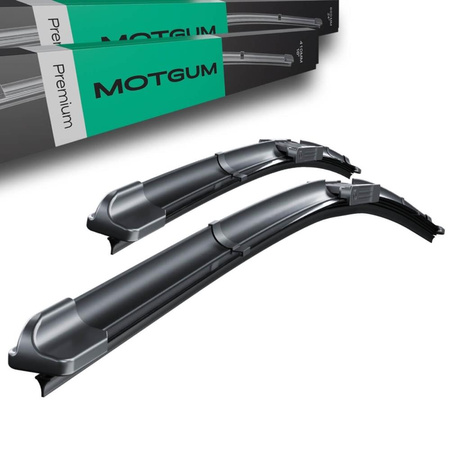 Automobilové stierače na predné sklo pre Ford Kuga I SUV (02.2008-11.2012) - Motgum - ploché Premium lišty