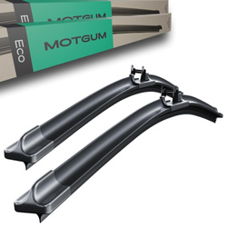 Automobilové stierače na predné sklo pre Toyota Land Cruiser J120 SUV (09.2002-08.2009) - Motgum - ploché ECO lišty