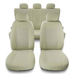 Univerzálne autopoťahy pre Nissan Sunny B13, B14, B15 (1995-2007) - poťahy sedadiel do auta - Auto-Dekor - Modern - MC-3 (béžová)