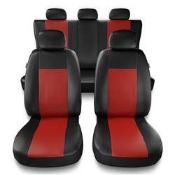 Univerzálne autopoťahy pre Seat Ibiza I, II, III, IV, V (1984-2019) - poťahy sedadiel do auta - Auto-Dekor - Comfort - červená