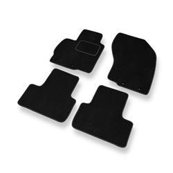 Velúrové koberčeky pre Mitsubishi ASX (2010-2021) - autokoberce - koberce do auta - autorohože - DGS Autodywan - čierna