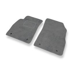 Velúrové koberčeky pre Opel Insignia I (2008-2017) - autokoberce - koberce do auta - autorohože - DGS Autodywan - šedá