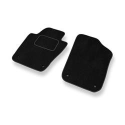 Velúrové koberčeky pre SEAT Ibiza IV (2008-2017) - autokoberce - koberce do auta - autorohože - DGS Autodywan - čierna