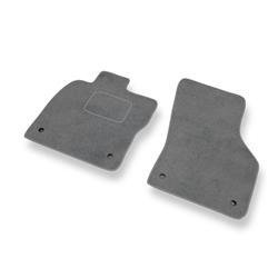 Velúrové koberčeky pre Seat Leon III (2013-2020) - autokoberce - koberce do auta - autorohože - DGS Autodywan - šedá